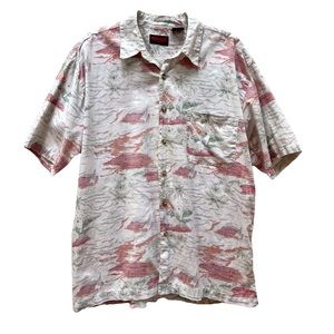 Wolverine Reverse Print Hawaiian Aloha Shirt Tropical Island Tiki Oasis Vacation